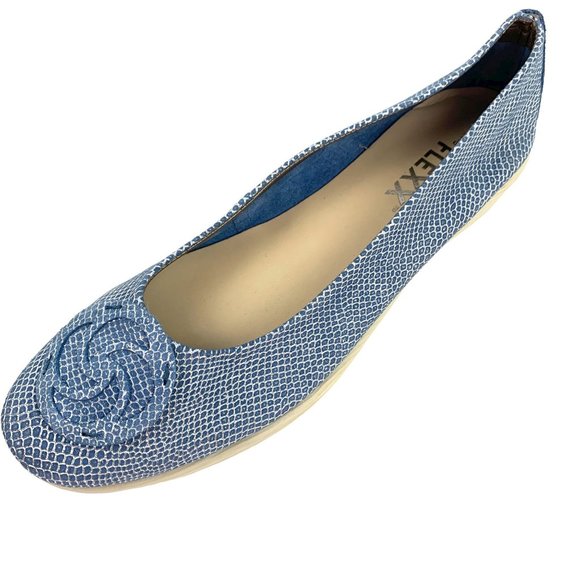 The FLEXX 'Run Away' Milo Leather Bon Bon Comfort Wedges - Picture 10 of 10